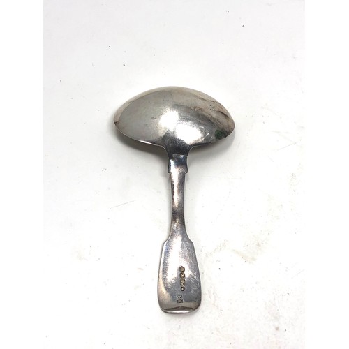 26 - Antique georgian irish silver tea caddy spoon