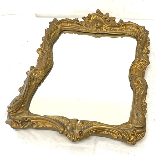 77 - Gilt framed mirror, approximate measurements: 22 x 15 inches