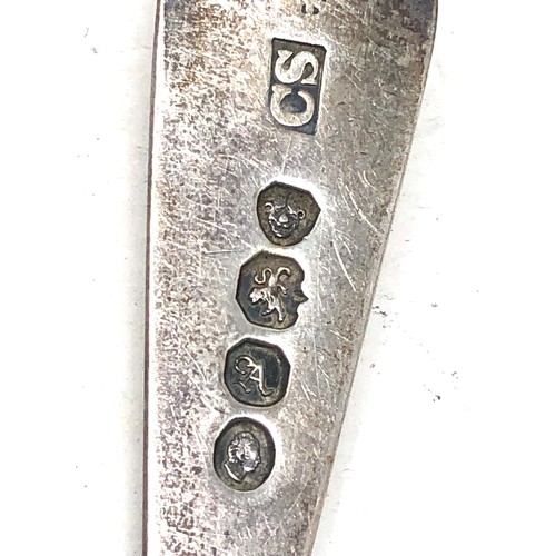 5 - 5 georgian silver tea spoons