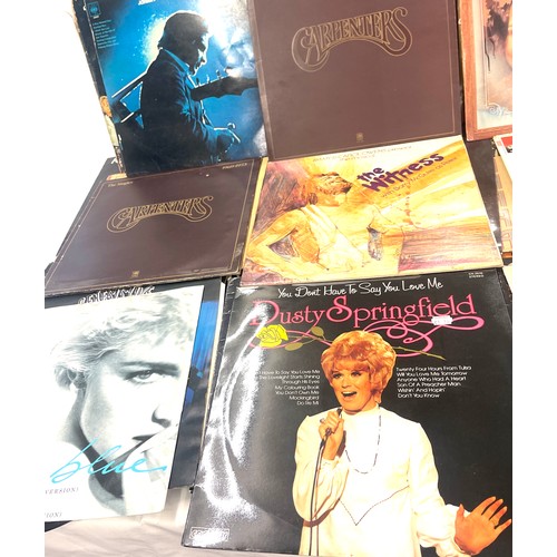 204 - Selection of LP's to include Carpenters, Kim Wilde, John Lennon etc