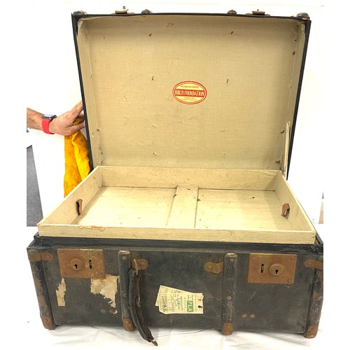 331 - Small travel trunk, approximate measurements: Height 12 inches, Width 17.5 inches,  Length 24 inches