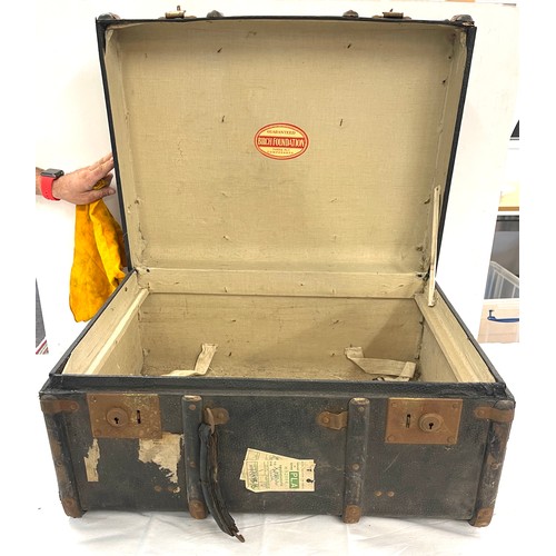 331 - Small travel trunk, approximate measurements: Height 12 inches, Width 17.5 inches,  Length 24 inches