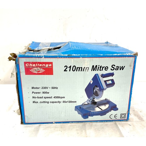 355 - Challenge 210mm mitre saw, 900w power, working order