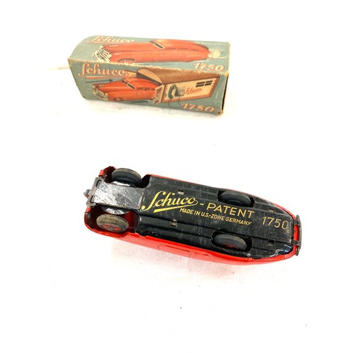 467 - Vintage Schuco patent 1750 tin car with original box,