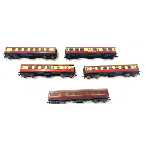 598 - Selection of Hornby carriages includes LMS 4183, Resturant Car W5962 and M4183