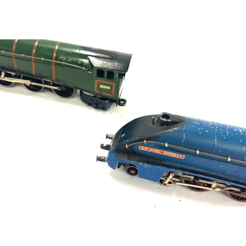 595 - Hornby silver king 60016 loco motive and Hornby sir Nigel greasley 07 locomotive