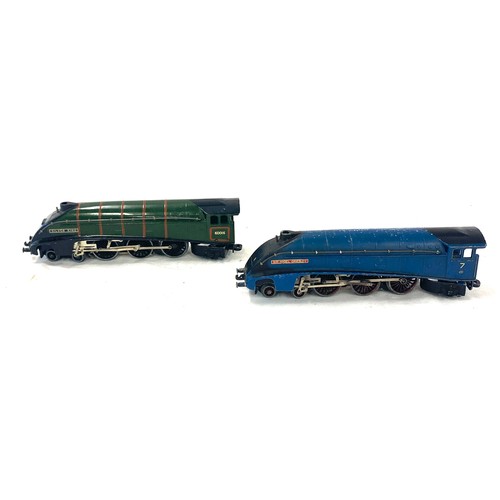 595 - Hornby silver king 60016 loco motive and Hornby sir Nigel greasley 07 locomotive