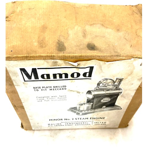 462 - Vintage boxed Mamod minor no 2 steam engine