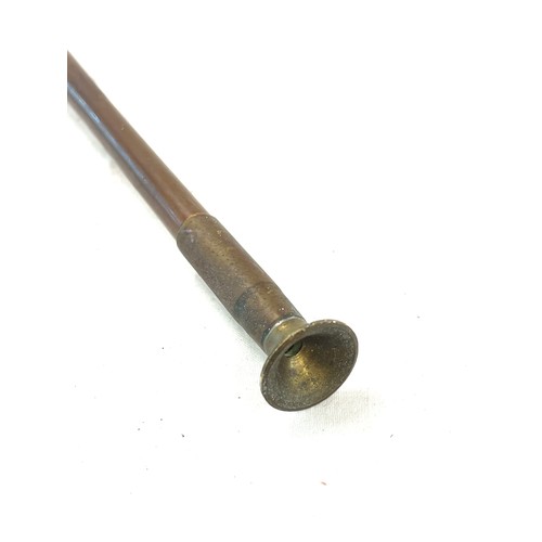 90 - Vintage brass hunting horn