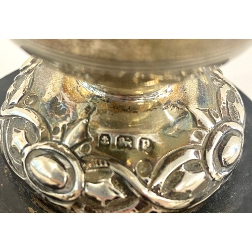 553 - Hallmarked sterling silver bowls trophy, approximate height, approximate silver weight 56.4