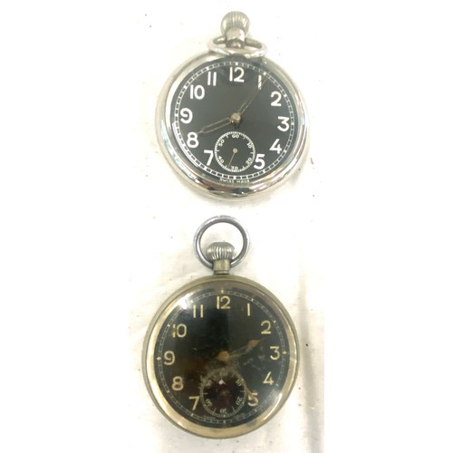 567 - 4 Military pocket watches, untested