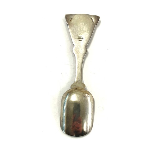 473 - Rare Alexander Ritchie Iona silver caddy spoon