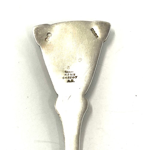 473 - Rare Alexander Ritchie Iona silver caddy spoon