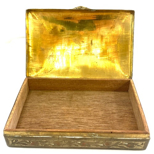 569 - Vintage copper cigarette case