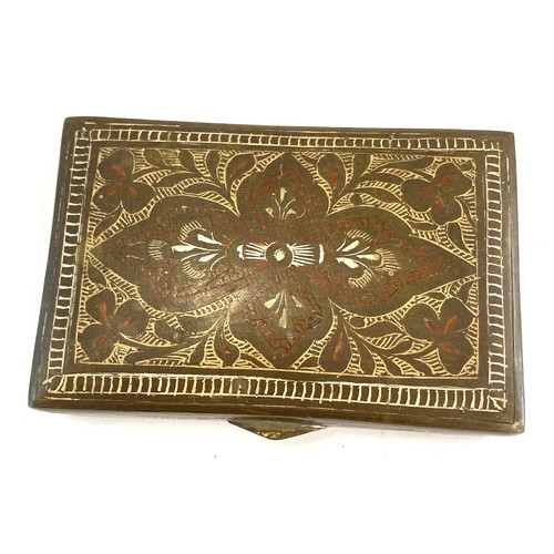 569 - Vintage copper cigarette case