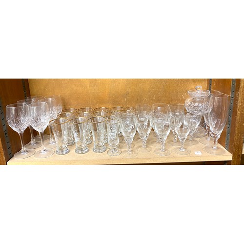 123 - Large selection of glassware