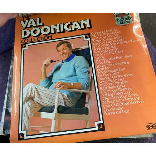 195 - Large selection of records to include Colman Hawkins, Mario Paroni, Val Doonican etc