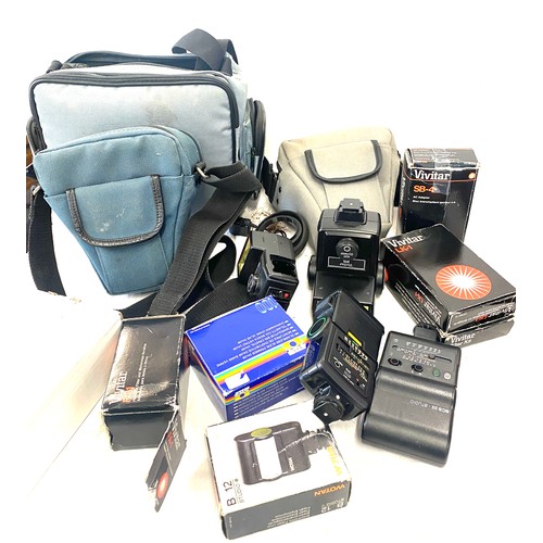 202 - Large selection of empty camera bags