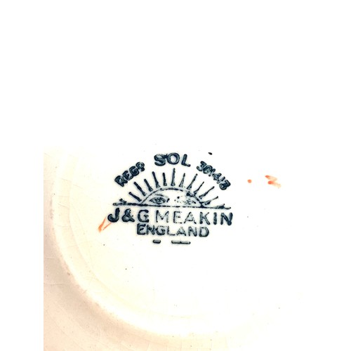 561 - J & G Meakin Fortune Telling cup and saucer, good overall condition