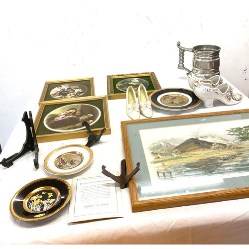 178 - Selection of miscellaneous includes collectors plates, photo frames etc