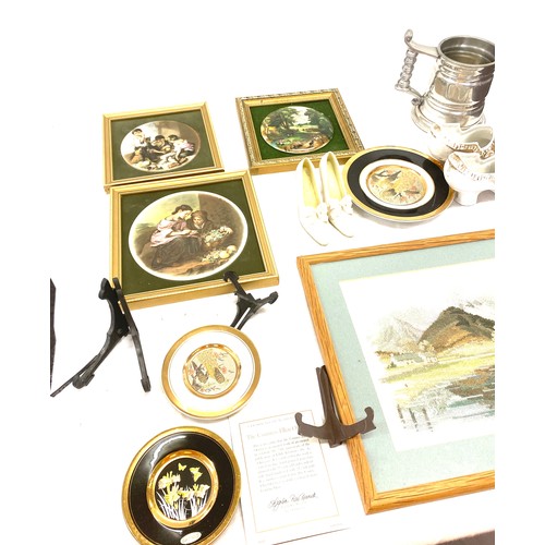 178 - Selection of miscellaneous includes collectors plates, photo frames etc