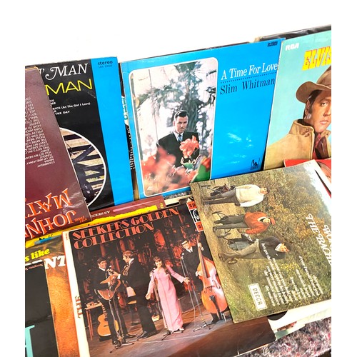 371 - Selection of vintage records to include Shirley Bassey, The Osmands, Sound of Music, Elvis etc