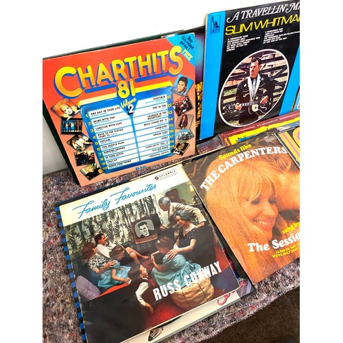 371 - Selection of vintage records to include Shirley Bassey, The Osmands, Sound of Music, Elvis etc