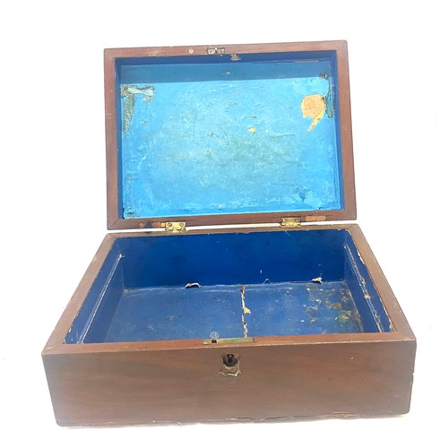 388 - 2 Mahogany writing boxes with no interior