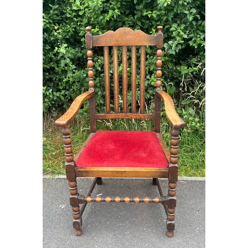 441 - Vintage oak carver chair