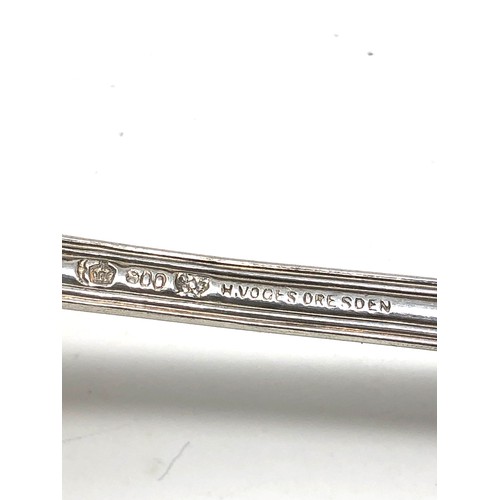 8 - Continental silver ladle & georgian silver shifter spoon