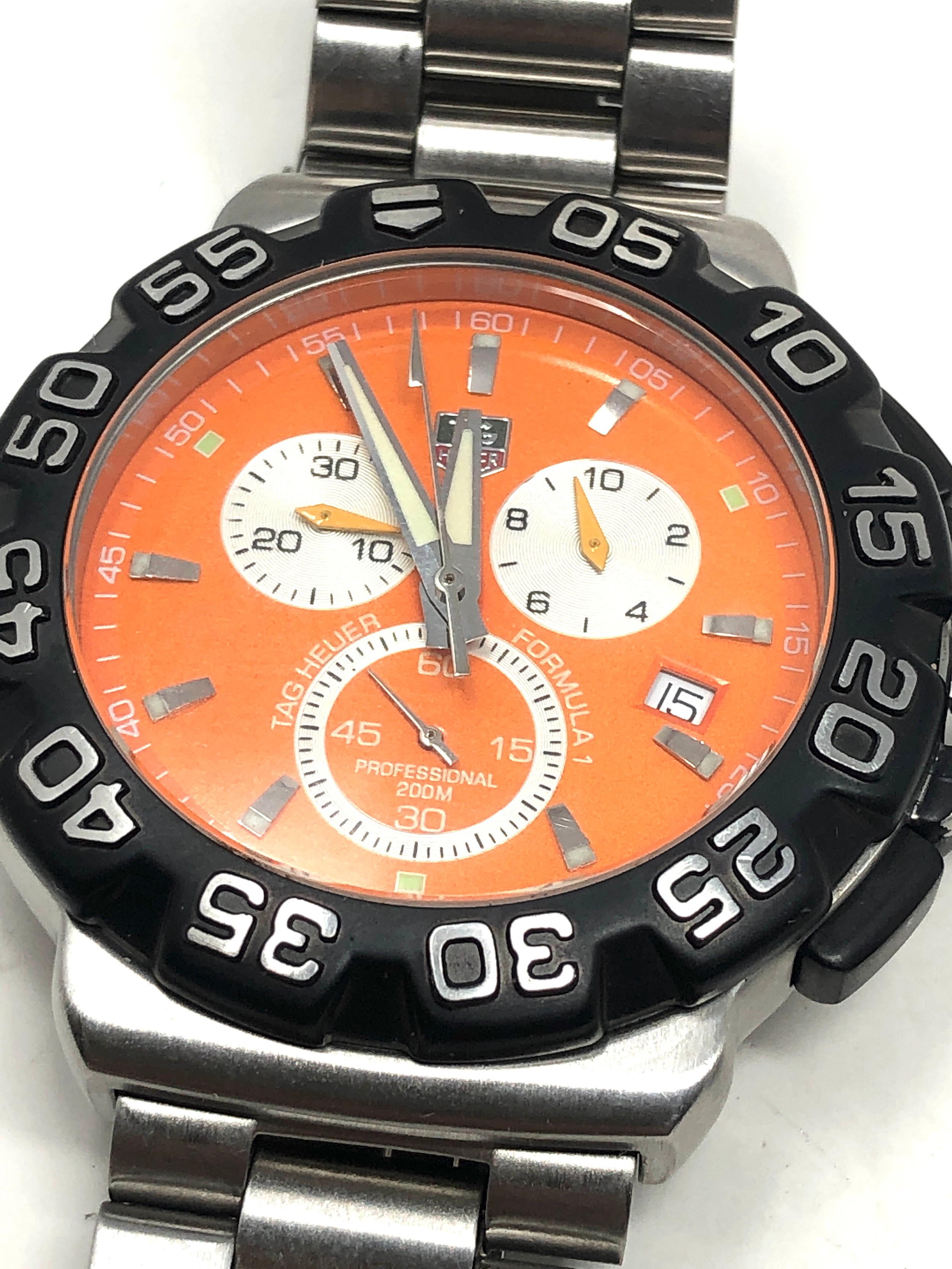 Tag heuer gents quartz chronograph wristwatch ref cah 1113 the