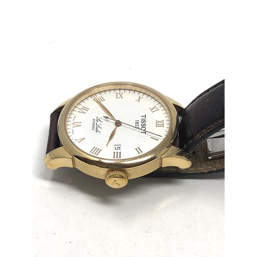 446 - Tissot 1853 le locle automatic gents wristwatch the watch is ticking