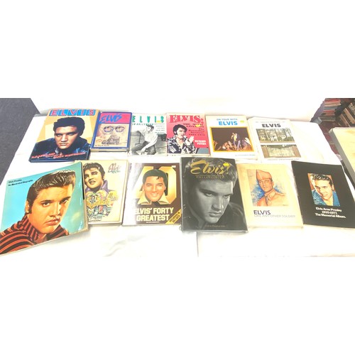 315 - Selection of Elvis Presley books includes Elvis in Holly Wood, Elvis Through my Eyes, The Music live... 