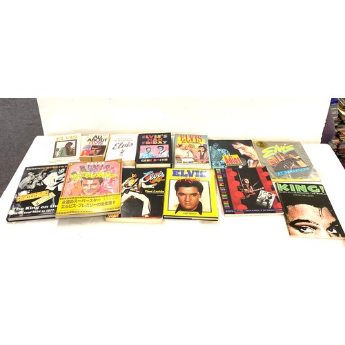 312 - Selection of Elvis Presley books includes The King on the road, Elvis in Quotes, Adios the final per... 