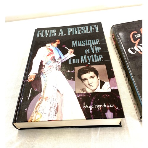 289 - Three Elvis Presley books to include Musique et Vie d'un Mythe by Marc Hendrickx, The Elvis Conspria... 