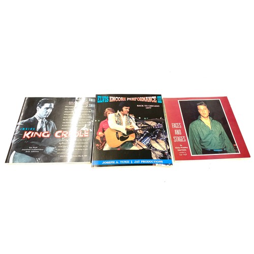 304 - Selection of Elvis Presley books includes Elvis Encore Performance III Back to Chicago, Faces and St... 