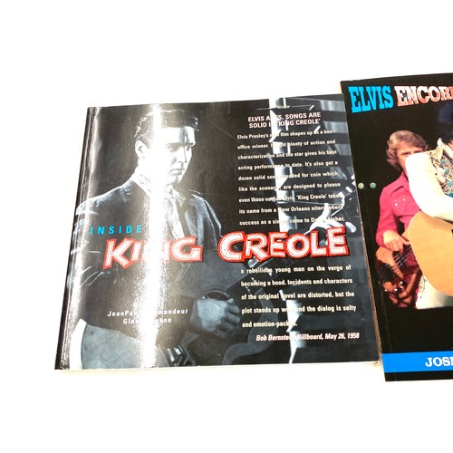 304 - Selection of Elvis Presley books includes Elvis Encore Performance III Back to Chicago, Faces and St... 