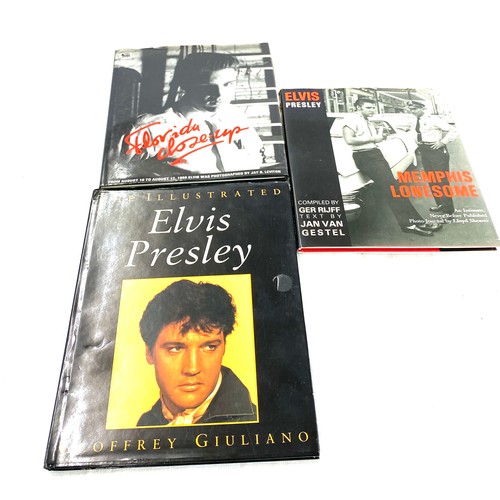 277 - Selection of Elvis Presley books includes The Illustrated Elvis Presley, Elvis Presley Memphis Lones... 