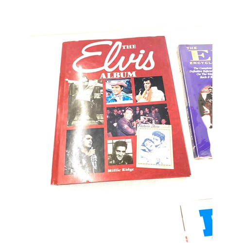 307 - Selection of Elvis Presley books includes Elvis By the Presleys, The Elvis Album, The Elvis Encyclop... 