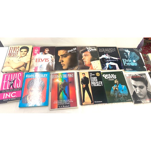 311 - Large selection of Elvis Presley books includes the Life And death Of Elvis Presley, The legend Of E... 