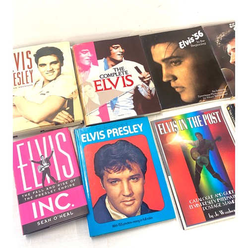 311 - Large selection of Elvis Presley books includes the Life And death Of Elvis Presley, The legend Of E... 