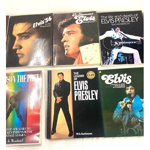 311 - Large selection of Elvis Presley books includes the Life And death Of Elvis Presley, The legend Of E... 