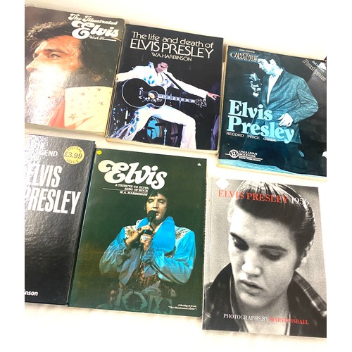 311 - Large selection of Elvis Presley books includes the Life And death Of Elvis Presley, The legend Of E... 