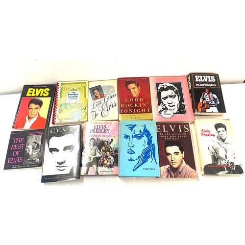 313 - Large selection of Elvis Presley books includes Elvis The TV Years, Elvis by Jerry Hopkins, The Best... 