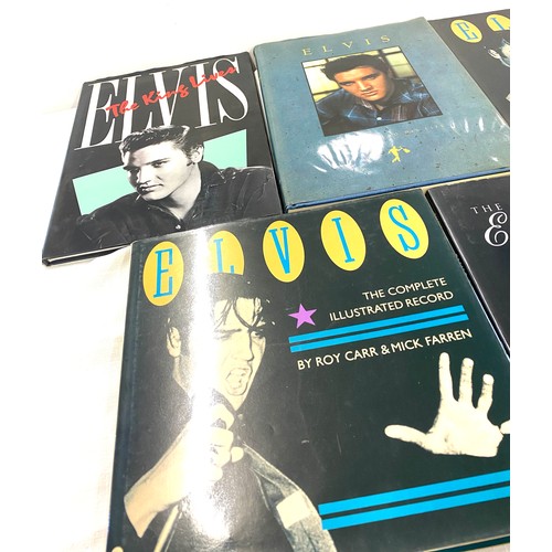 316 - Large selection of Elvis Presley books includes 20th Anniversary edition,Elvis and me,  The King Liv... 