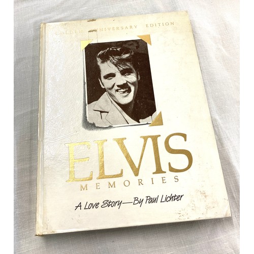 274 - Elvis Memories A Love Story - by Paul Lichter, Golden Anniversary edition, signed by Paul Lichter