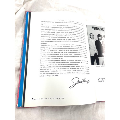 302 - Elvis Presley thank you very much book by Paul Litcher limited collection