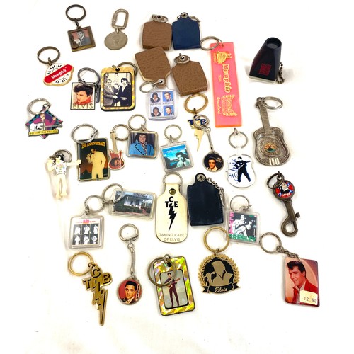 429 - Selection of assorted Elvis Presley collectors key rings