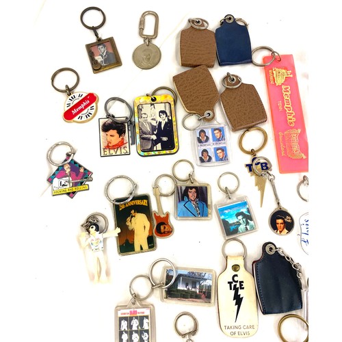 429 - Selection of assorted Elvis Presley collectors key rings