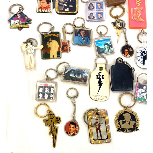 429 - Selection of assorted Elvis Presley collectors key rings